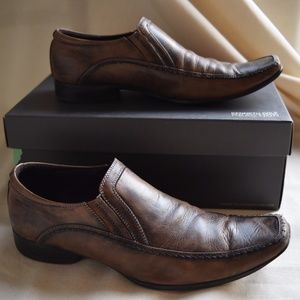 KENNETH COLE REACTION Key Note Leather loafers